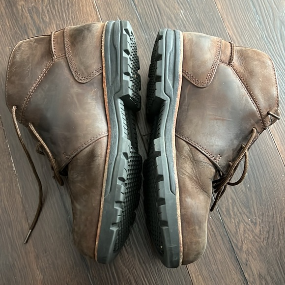 Red Wing Worx Safety Steel Toe Work Boots Brown - Picture 5 of 8